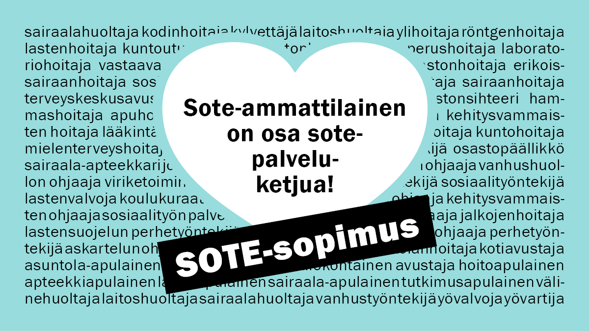 JUKOry's tweet photo. Sote-ammattilainen on osa sote-palveluketjua.
@JUKOry #neuvotellen2022 #sote https://t.co/XQZ24zxyuC