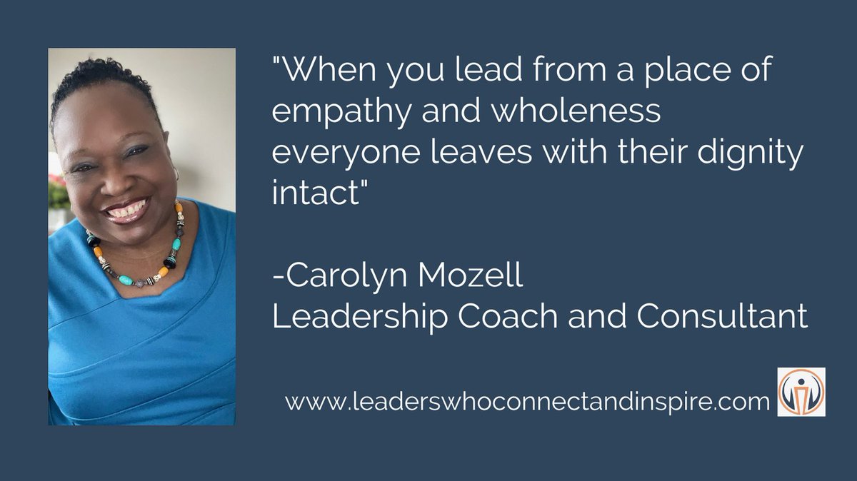 No one should ever leave your presence feeling diminished, devalued or disconnected. #leadershipdevelopment #municipalities #nonprofit leaders #emotionalintelligencetraining