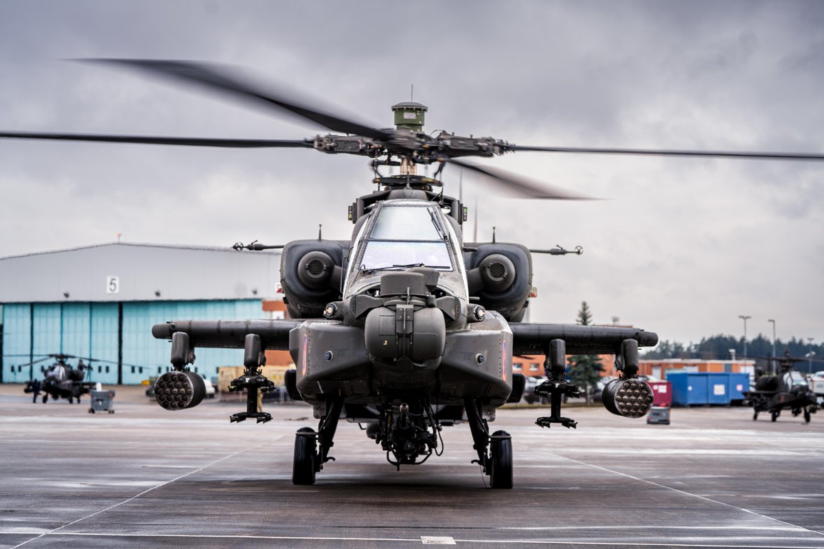 USArmyEURAF's tweet photo. On #FlightFriday, check out the @USArmy's 12th Combat Aviation Brigade as they recently departed Germany for Lithuania and Latvia to conduct training with our @NATO #Allies. 

#WeAreNATO 

@US_EUCOM @DeptofDefense @USEmbassyRiga @USEmbVilnius @AizsardzibasMin @Lithuanian_MoD https://t.co/nQGH9p7Smi
