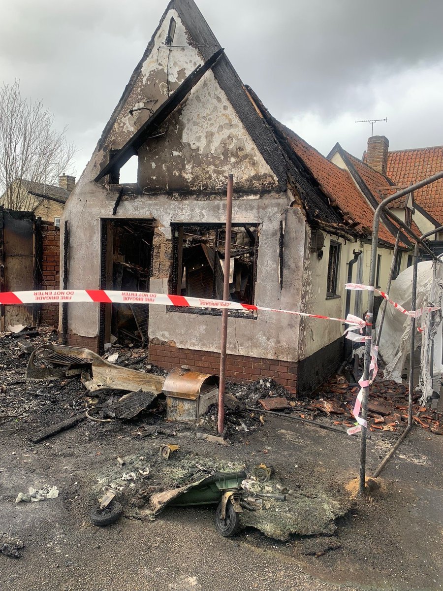 Can you help our inquiry into this arson attack on the Griffin pub in Isleham?
The fire, which damaged a shed and the kitchen, was started overnight 17 to 18 February.
Anyone with information, or who has CCTV or ring doorbell footage, should call 101 quoting 35/11917/22