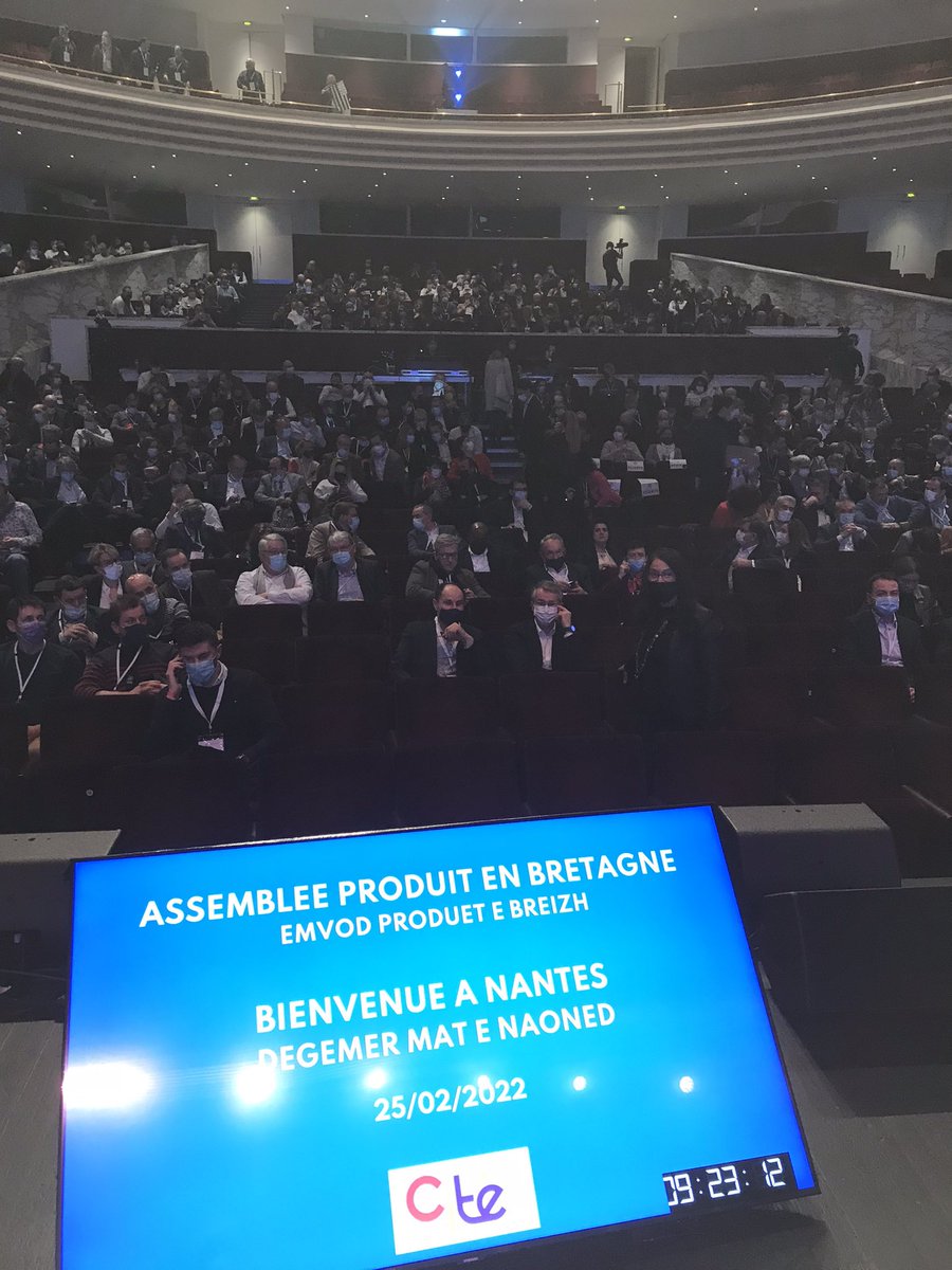President_PeB's tweet photo. @produitenbzh tient son Assemblée #maintenant à @nantesfr en #Bretagne… https://t.co/kmPNIAmOsg