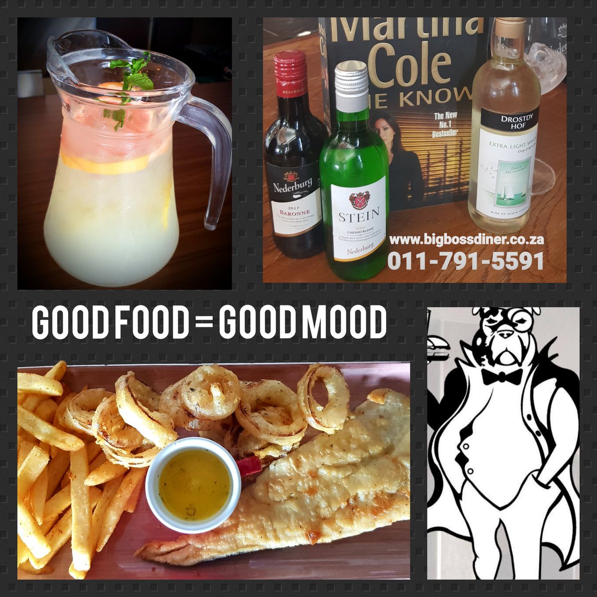 BigBossDiner's tweet photo. Enjoy Weekend Vibes! 😎🍟🍹🍻  #weekends #familyrestaurant #alcoholicdrinks #jozistyle #Chillout #DiiD https://t.co/3Om5n3EYte