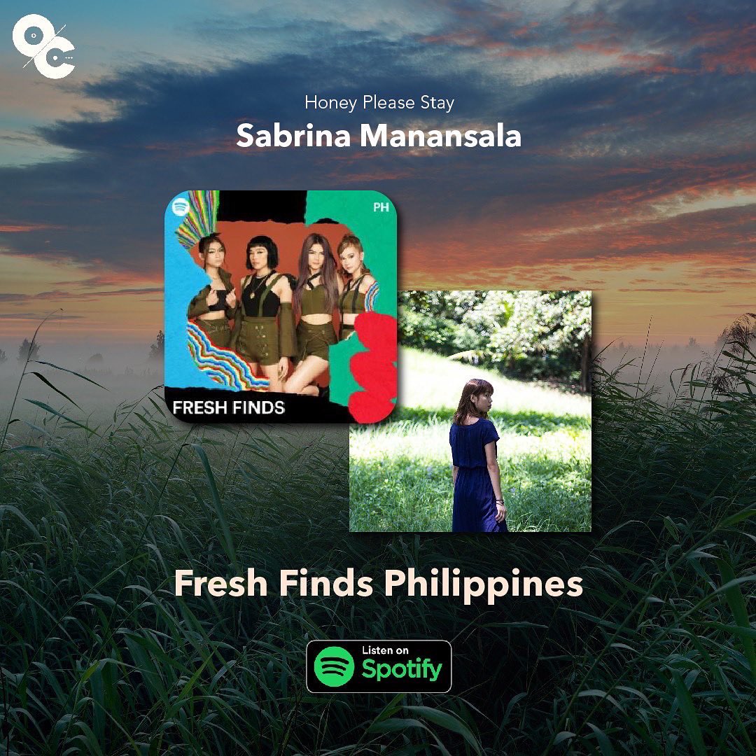 Honey Please Stay is on Fresh Finds Philippines! Thank you, <a href="/Spotify/">Spotify</a>. Stream <a href="/sabmanansala/">sabrina manansala</a>! 🌿

#HoneyPleaseStay #SabrinaManansala #OCRecords #AdjustYourFrequency