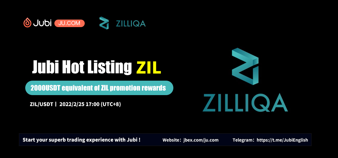 $ZIL will be listed on Jubi at 17:00 on Feb 25th, 2022(UTC+8)!🥳
<a href="/zilliqa/">Zilliqa</a>

Deposit &amp; Trade $ZIL and share $2000 worth of $ZIL Prize Pool🔥

💰Trade:jbex.com/exchange/ZIL/U…
👉Detail:bit.ly/35sxAtN
#Crypto #Newlisting #Startup #cryptocurrency #Zilliqa
