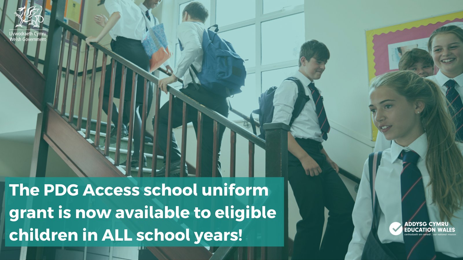 Welsh Government Education on X: &ldquo;School uniform grants are 