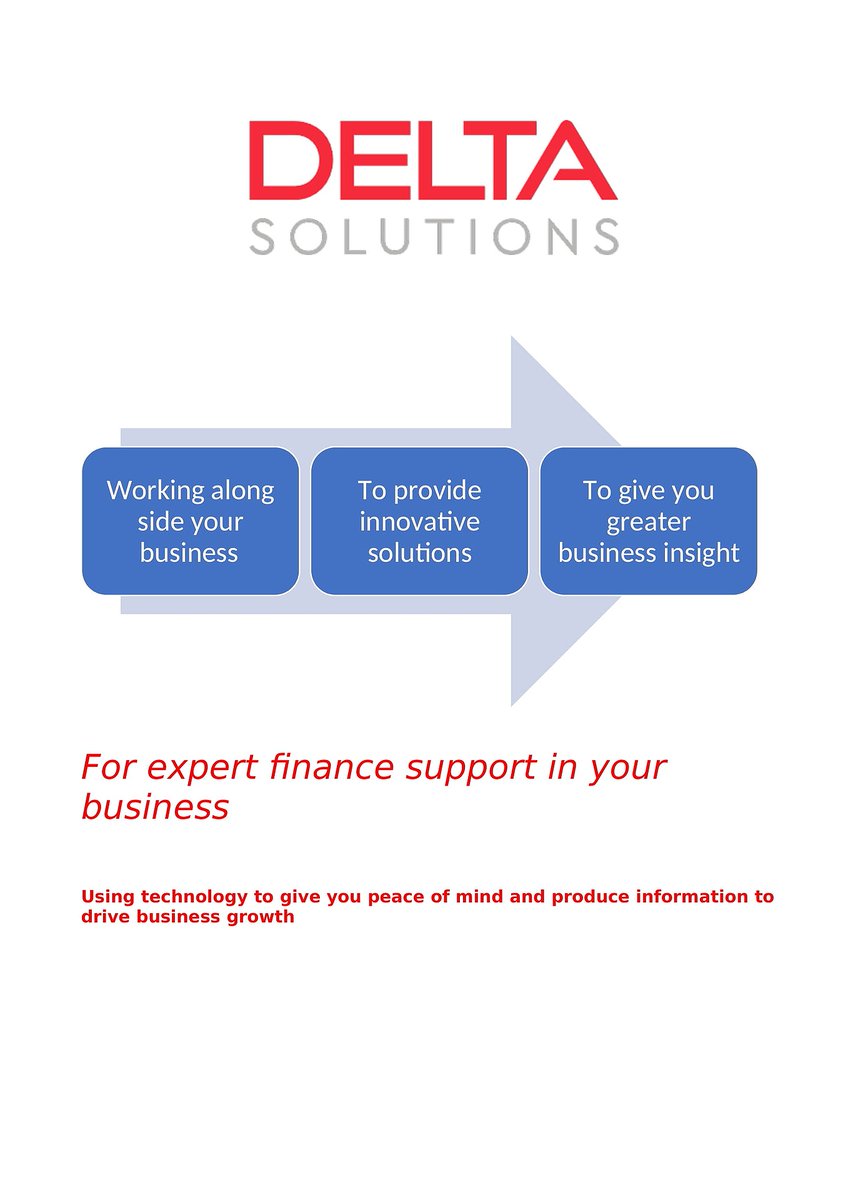 SueWeighell's tweet photo. Do you understand your business finance?  You may know the basics but as your business grows you need to grow your knowledge.

Delta Solutions offers bespoke #financialfluency courses bespoke to your business to give you a toolkit for growth. No jargon just common sense talking https://t.co/0JxTphy6gi