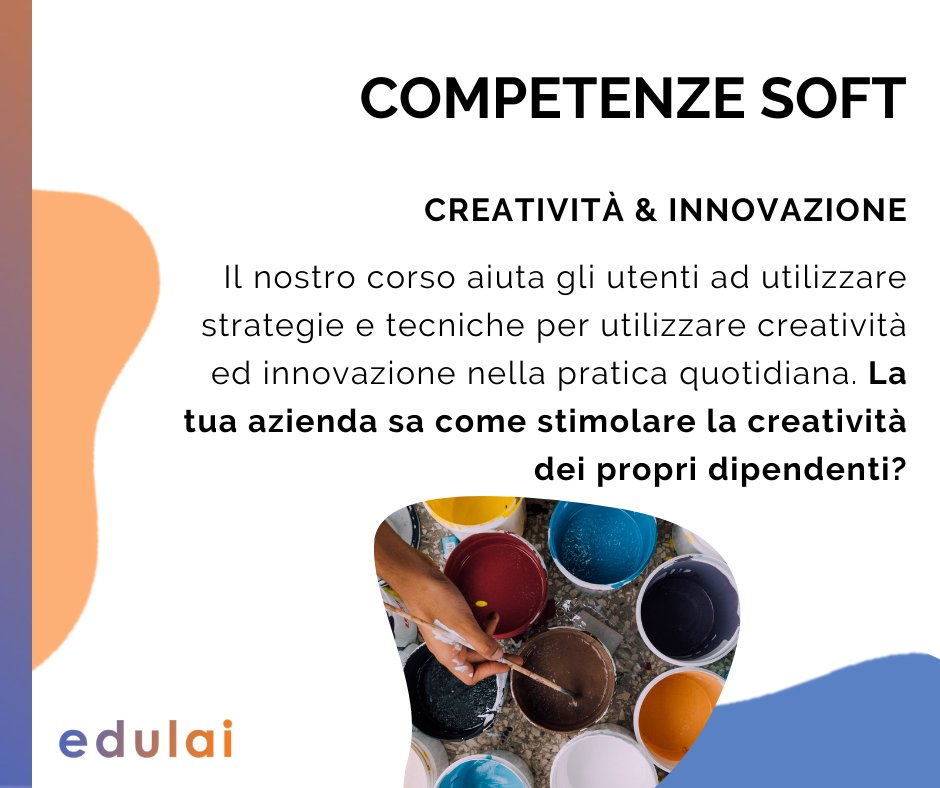 edulai1's tweet photo. Quali sono le #competenze soft che i lavoratori devono possedere oggi? Noi di Edulai abbiamo progettato lo Skills Checker®, una piattaforma per misurarle, che permette di valutare lo #skillsgap e di rendere i lavoratori più competitivi e performanti ➡️https://t.co/9v04d43NKS https://t.co/YyruF188Pk