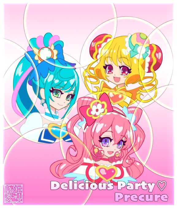 デリシャスマイル〜❣️
#precure 