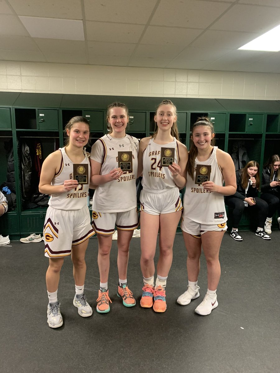 Spoilers Named to All Region- We Are Very Proud of You Ainsley McClain, Cassie Erickson, Walker Demers &amp; Reagan Hanson, Well Deserved!  Reagan Also Named Region 2 Sr. Player of the Year 👊🏀 #RunAsOne #JourneyContinues #ReadyForBetty #DayByDay