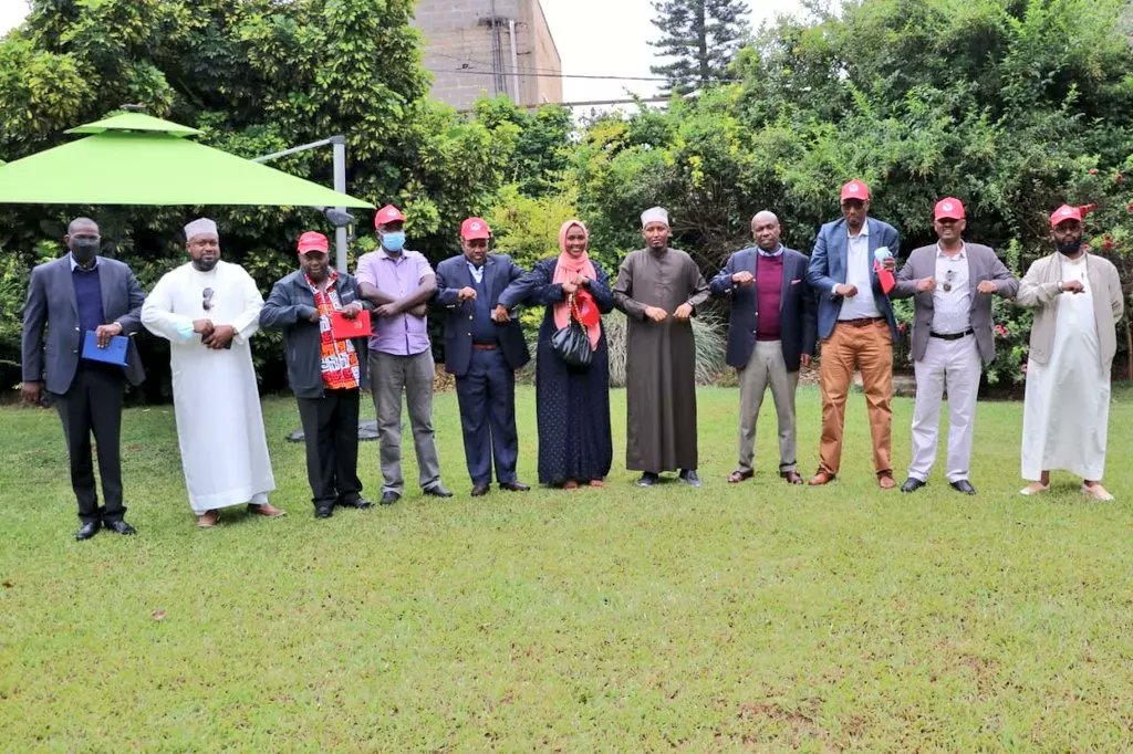 KanuCongress's tweet photo. Wajir Governor H.E Ahmed Ali Muktar officially joins KANU. He was received earlier today by party Chairman Senator Gideon Moi. #FormNiDifferent https://t.co/y5InbSeec6