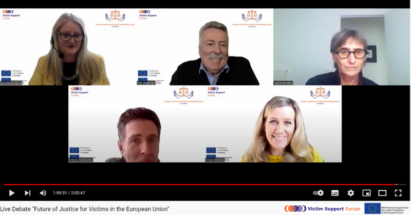 VictimSupportEU's tweet photo. Were you unable to attend VSE's #debate on the Future of Justice for Victims in 🇪🇺?
📺Watch the recording on our YouTube channel https://t.co/GWdXu0mA3e
👉#Follow our work on this topic under #SafeJusticeForVictims
#VictimSupportEU #VictimsRightsEU #22February #TheFutureIsYours https://t.co/Pz7KKayCM4