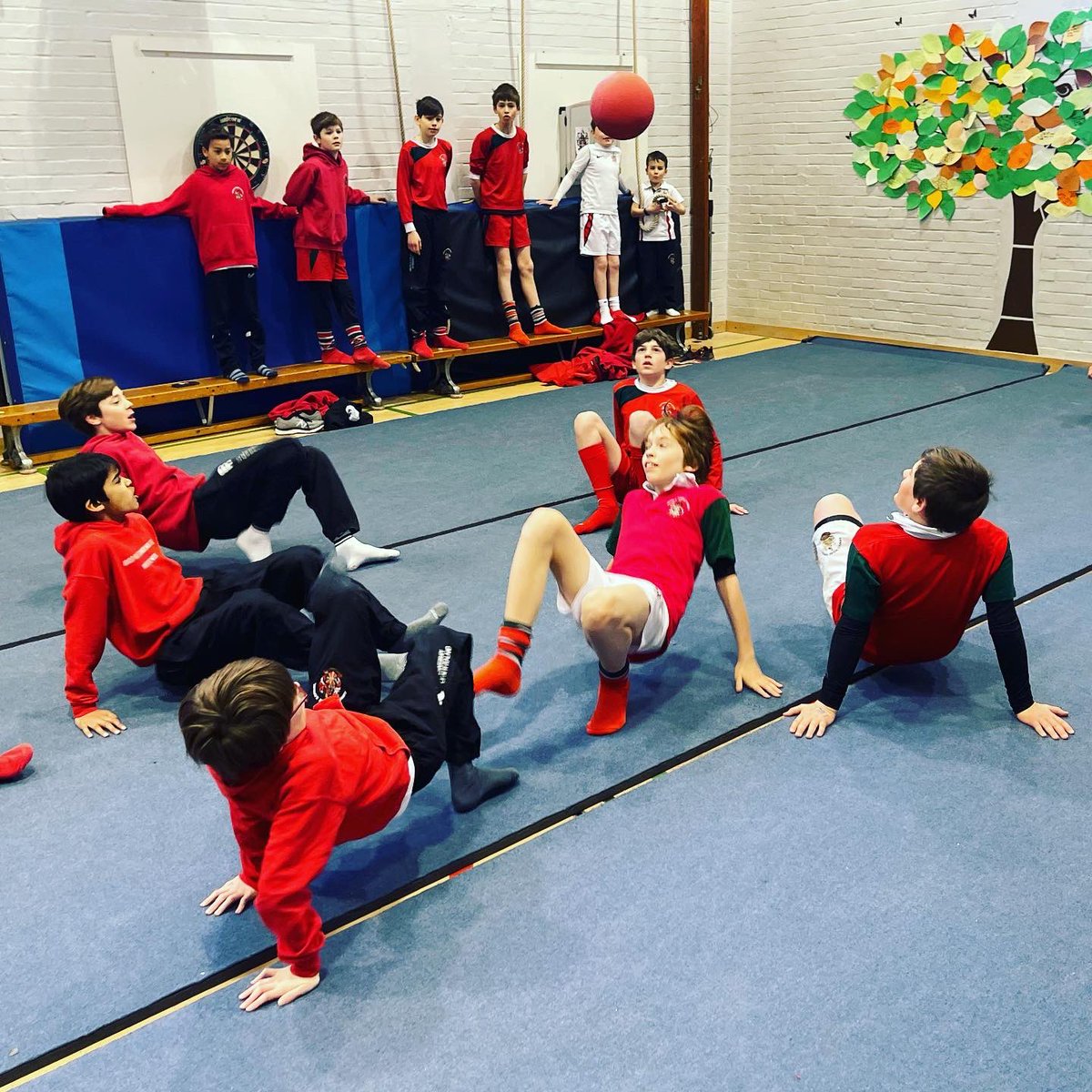 ArnoldHouseSch's tweet photo. Kickstarting Friday with some crab football! 🦀⚽️💪#strengthandconditioning #strengthtraining #prepschoolactivities #arnoldhouseschool #stjohnswood https://t.co/5q8ty5Hr5U