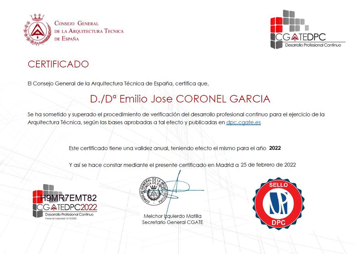 Ya tenemos nuestro sello DCP del <a href="/CGATEsp/">CGATEsp</a> para el 2022