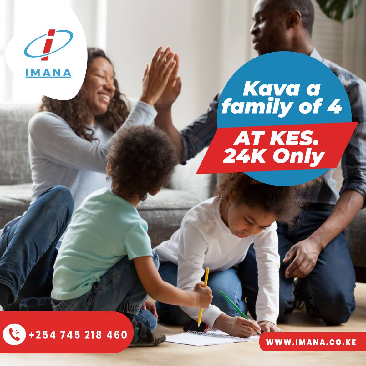 imana_insurance's tweet photo. A family of up to 4 members can share cover of 650k inpatient, 75k outpatient, 100k maternity, 10k dental and 10k optical at 24k per year. You can visit over 600 hospitals across the 47 counties in Kenya. #betakava #micover #imanahealth #health insurance in #Kenya #Ukraine https://t.co/27vrWBjts4
