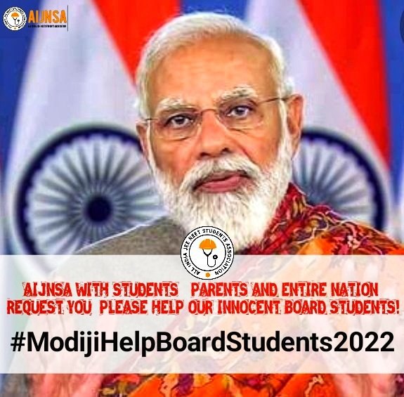 IamSaurav_1's tweet photo. Board Students are in stress&amp;tensity. Already letter is submitted to @PMOIndia regarding same by us. Their concerns are bonafide. Kindly glimpse over their issue 
Shri @narendramodi ji&amp;provide them relief.
Thanks
#ModijiHelpBoardStudents2022 
-@IamSaurav_1 https://t.co/uMCEG94grS