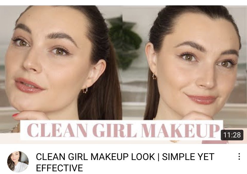 The #cleangirl makeup look! 💖💖💖 #makeuptutorial #beautyvideo 

youtu.be/oZL2QeFrJNM