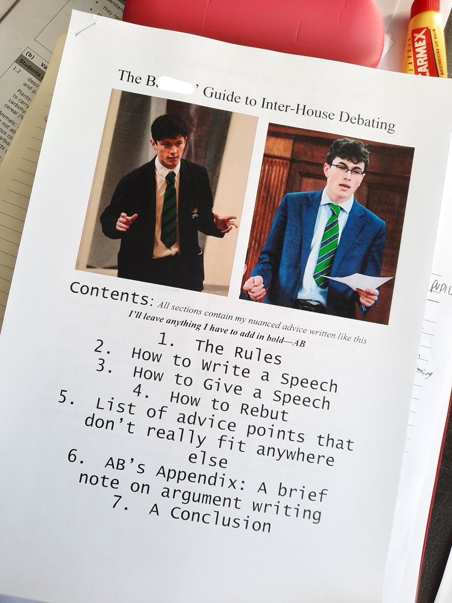 Celebrating years of effort and enthusiasm.  I now have the collective thoughts and advice of two incredible young men, Isaac and Alex, to pass on to future generations of House Debating Teams. It is not for sale!
#KSBDebating
#KSBLyon
<a href="/KSBLyonHouse/">Lyon House</a> <a href="/KingsBruton/">King's Bruton</a> <a href="/KSBPhotos/">KSB Photos & News</a>