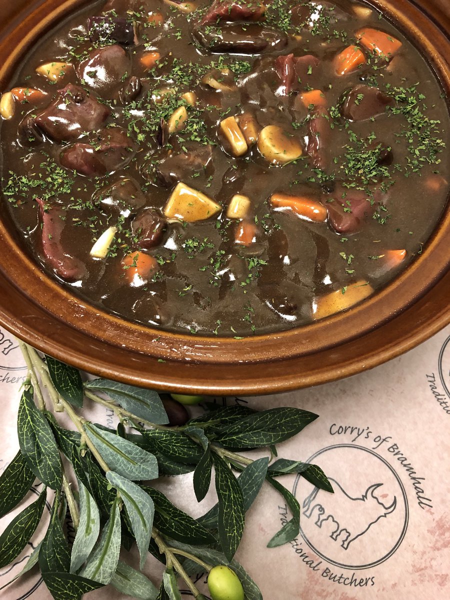 Thé Butchers wife’s… Gold award Venison Casserole, perfect for this cold weather!