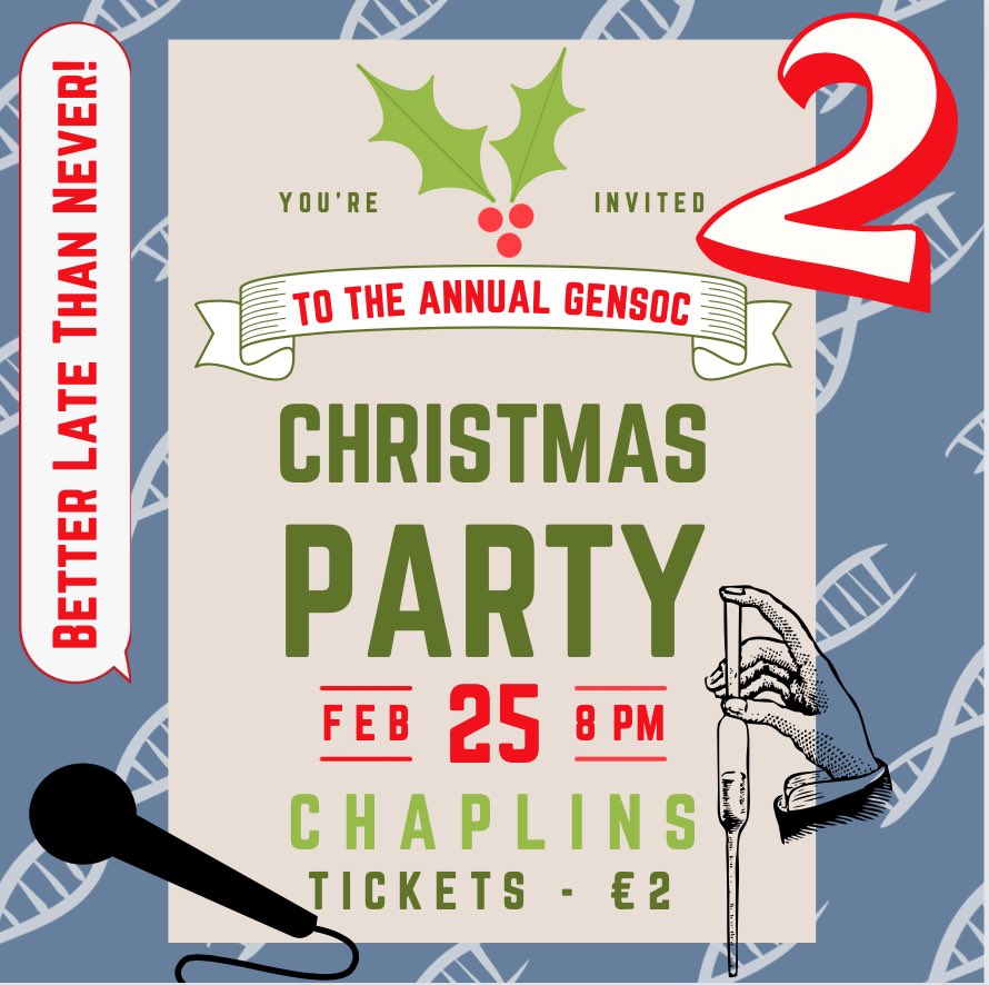 Rescheduled XMAS party happening TONIGHT at 8PM, in the upstairs area of Chaplins!! Hope to see you all there ❤️