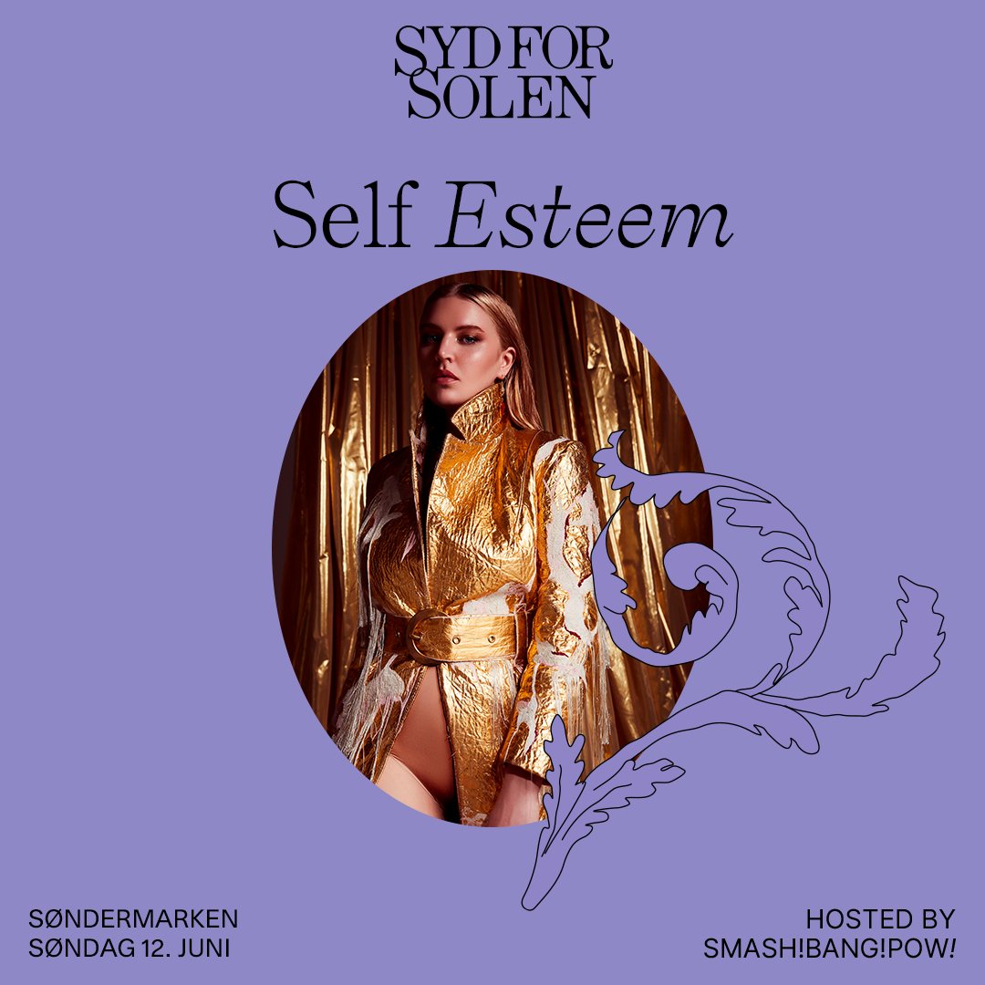 smashbangpow's tweet photo. @SELFESTEEM___ står bag et af de mest hyldede albums fra 2021, og nu slutter hun sig til SYD FOR SOLENs søndagsprogram, hvor Jungle er hovednavnet. Hendes storladne popmelodier hører hjemme i samme liga som Robyn, Charli XCX og Britney Spears 💫 https://t.co/zGomPGYIvy