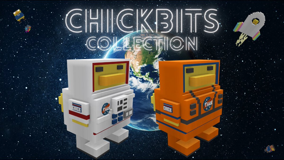 bearbits_nft's tweet photo. 🐥Chickbits#11,12 listしました！🐥
3Dひよこ #NFT Chickbits！宇宙ひよこちゃん2体をlistしました！

✨別売りキットでアバター化可能
✨開発中のゲームで利用可能(予定)

お迎えお待ちしてまーす！

・polygon 0.02eth

・#11 https://t.co/1uJIApkzOw
・#12 https://t.co/WCFmeL2SjN https://t.co/gR4dZ1worJ