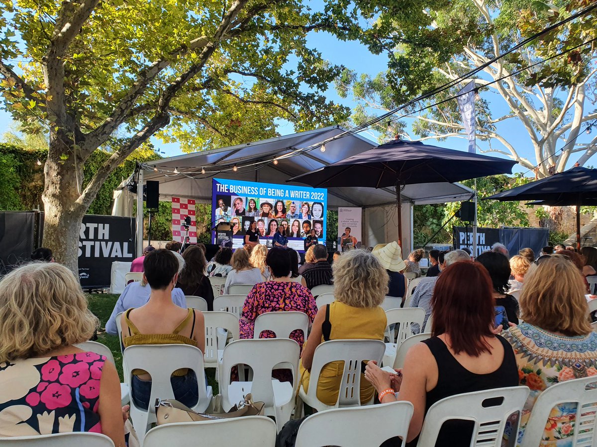 tiffanykowrites's tweet photo. At @FremantlePress @perthfest #TheBusinessOfBeingAWriter 🤩📖 https://t.co/Wcayvsj5GA