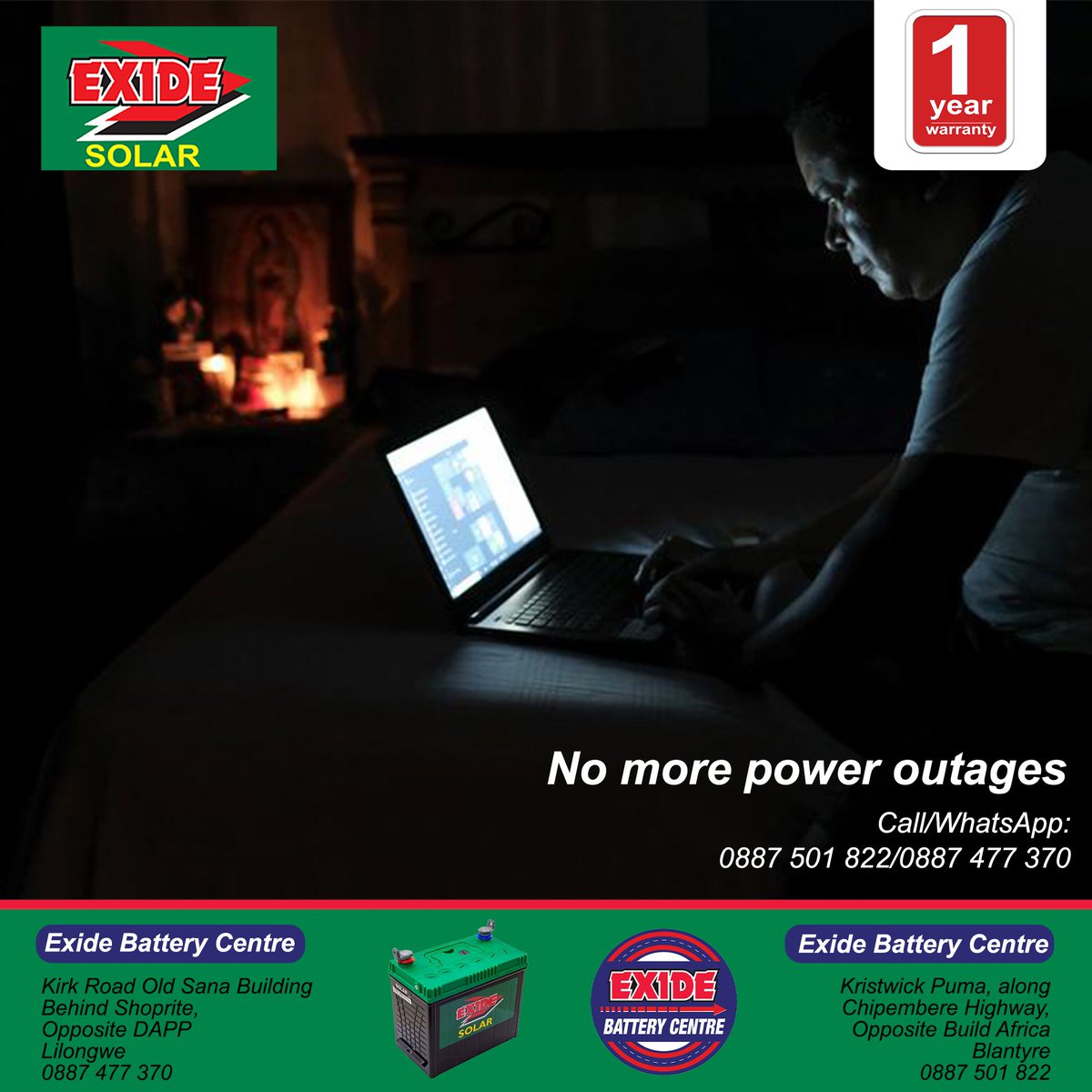 Exide Battery Centre tweet media