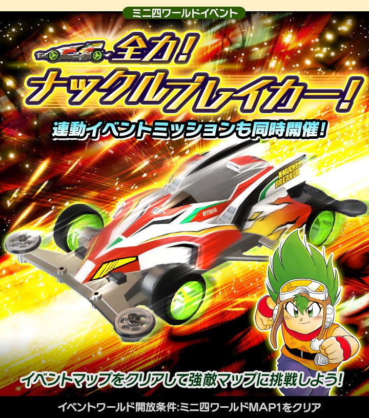 ミニ四駆 大井競馬場 ナックルブレイカー TAMIYA ミニ四駆シリーズ No4