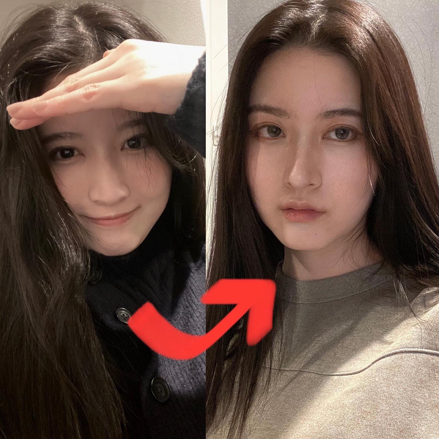 Twitter 上的 八田エミリ ハーフ顔メイク T Co Kf1cpwmbrd Twitter