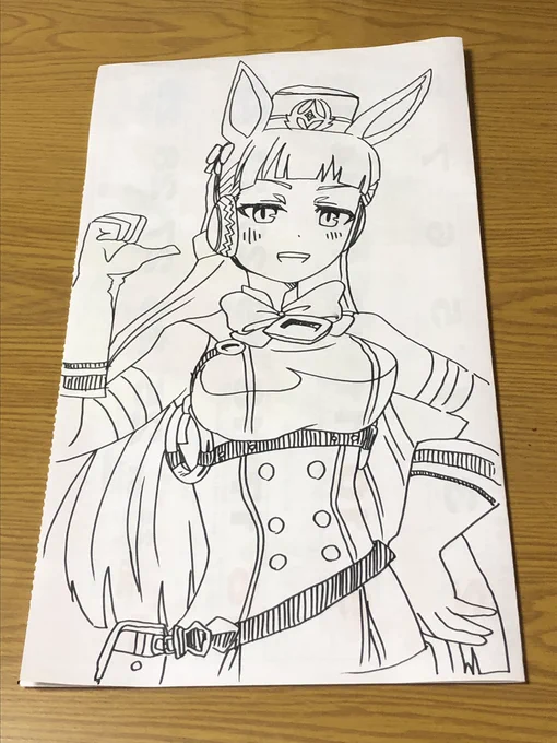 先月のカレンダー剥がされてたから1発描き模写ゴルシ
カレンダーの裏が一番映えるキャラなんやて 