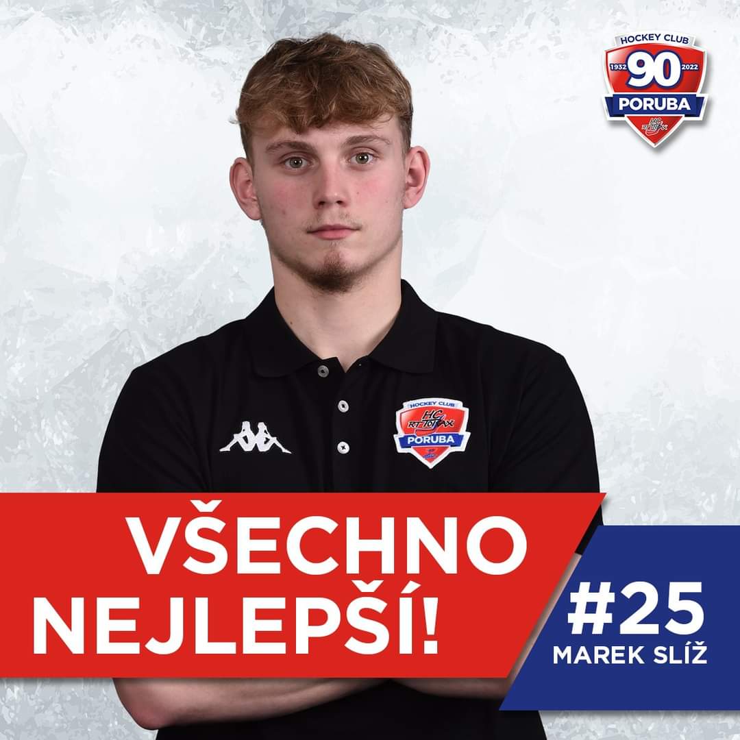 Kdo má dnes narozeniny? 🧐 Nejlepší gólman Ligy juniorů letošního roku! 🥅 MAREK SLÍŽ narozeniny patrně oslaví v bráně, tak ať to dnes chytá samo 🥳