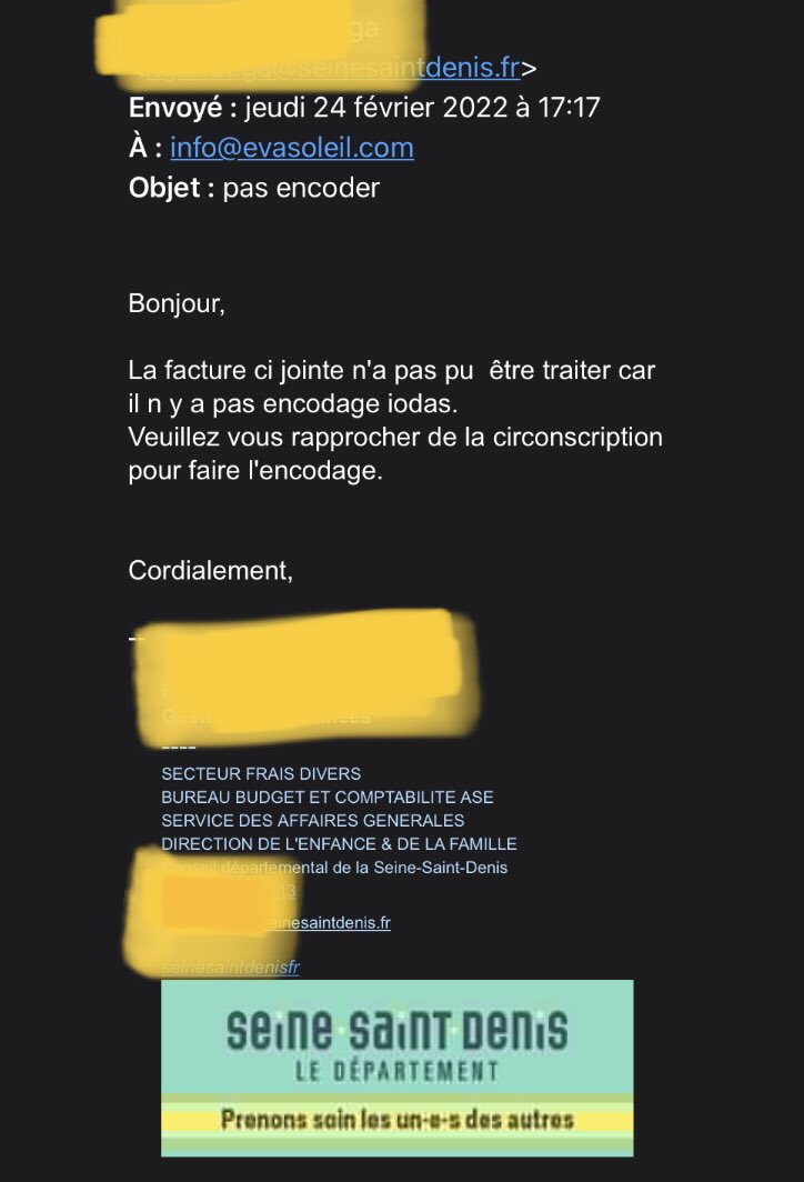 SylvainStienon's tweet photo. Voilà le quotidien d’une petite asso qui demande juste que l’institution paye une colo d’un enfant inscrit par l’ASE, 7 mois après le séjour… https://t.co/x7FFKiD4xA