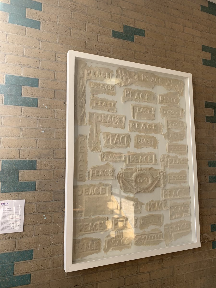 Mairi Watson (@mairiwatson) on Twitter photo One of the artworks displayed on campus <a href="/UniofHerts/">University of Hertfordshire</a> seemed an appropriate sentiment for this morning. It’s called Peace Pieces and is by Kaori Homma. One of the artworks displayed on campus <a href="/UniofHerts/">University of Hertfordshire</a> seemed an appropriate sentiment for this morning. It’s called Peace Pieces and is by Kaori Homma.