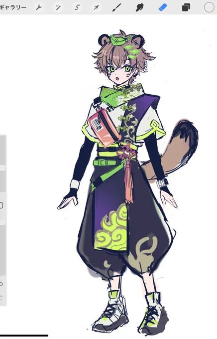 キャラデザ可愛くできました✍ 