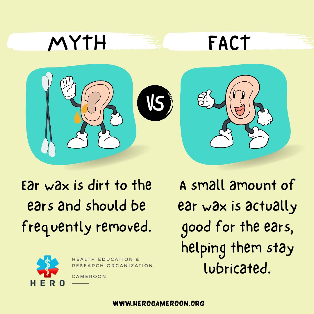 How often should you clean your ears?
If you produce a normal amount of ear wax, 1-2 times a week is recommended.

If you notice you produce excess ear wax, aim for not more than once a day until the excess wax is gone.

#MythBusting
#EarHealth