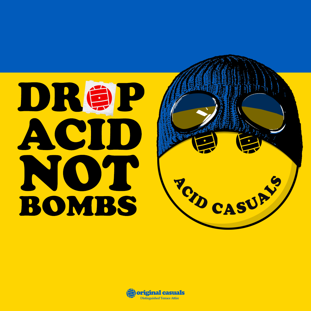 OCterraceattire's tweet photo. Drop Acid Not Bombs!!
#dropacidnotbombs
#stopthewar
#acidcasuals
#OriginalCasuals https://t.co/CVzqf3o3Tu