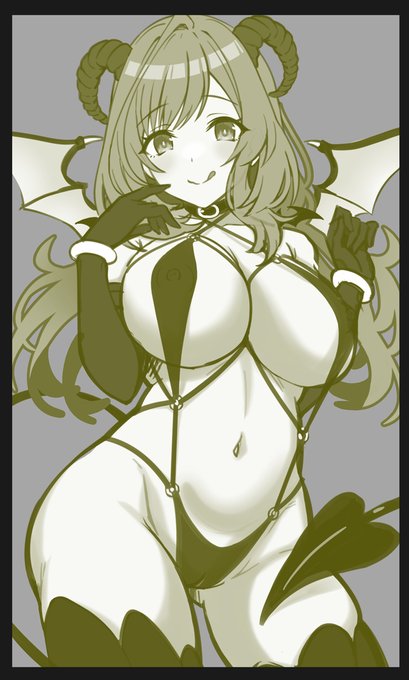 サキュバス恋鐘ラフ🦇🌸💕 