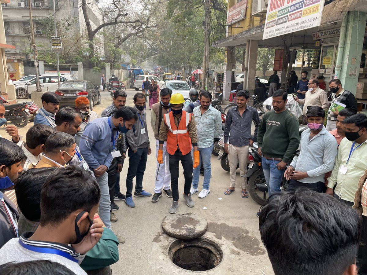 Excreta Matters! (@water_cse) on Twitter photo Day-2 Training Program on Health & Safety of Desludging Operators
Practical sessions of safe desludging and group picture
<a href="/sunitanar/">Sunita Narain</a> <a href="/singhal_sumita/">Dr. Sumita Singhal</a> <a href="/tsu_cse/">CSE-TSU@Bijnor</a> <a href="/cse_tsu/">CSE TSU@Chunar</a> <a href="/wash_institute/">WASH Institute</a> <a href="/KamAvida/">Kam Avida</a> <a href="/BMGFIndia/">Gates Foundation India</a> <a href="/fssmandhra/">Integrated Urban Sanitation Andhra Pradesh</a> <a href="/FssmOdisha/">Faecal Sludge & Septage Management | #FSSMOdisha</a> <a href="/TNUSSP/">TNUSSP</a> @skrohillacse <a href="/school_waterCSE/">School of Water and Waste</a> <a href="/fssmandhra/">Integrated Urban Sanitation Andhra Pradesh</a> Day-2 Training Program on Health & Safety of Desludging Operators
Practical sessions of safe desludging and group picture
<a href="/sunitanar/">Sunita Narain</a> <a href="/singhal_sumita/">Dr. Sumita Singhal</a> <a href="/tsu_cse/">CSE-TSU@Bijnor</a> <a href="/cse_tsu/">CSE TSU@Chunar</a> <a href="/wash_institute/">WASH Institute</a> <a href="/KamAvida/">Kam Avida</a> <a href="/BMGFIndia/">Gates Foundation India</a> <a href="/fssmandhra/">Integrated Urban Sanitation Andhra Pradesh</a> <a href="/FssmOdisha/">Faecal Sludge & Septage Management | #FSSMOdisha</a> <a href="/TNUSSP/">TNUSSP</a> @skrohillacse <a href="/school_waterCSE/">School of Water and Waste</a> <a href="/fssmandhra/">Integrated Urban Sanitation Andhra Pradesh</a>