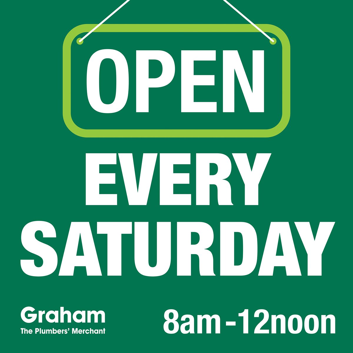 GrahamAshford1's tweet photo. Don't forget we our open every Saturday from 8-12 and the kettle is always on so for that last  minute job pop in and see us

#saturdays #lastminute #ashford #heating #plumbing #kent https://t.co/O6cFfL0Ncw