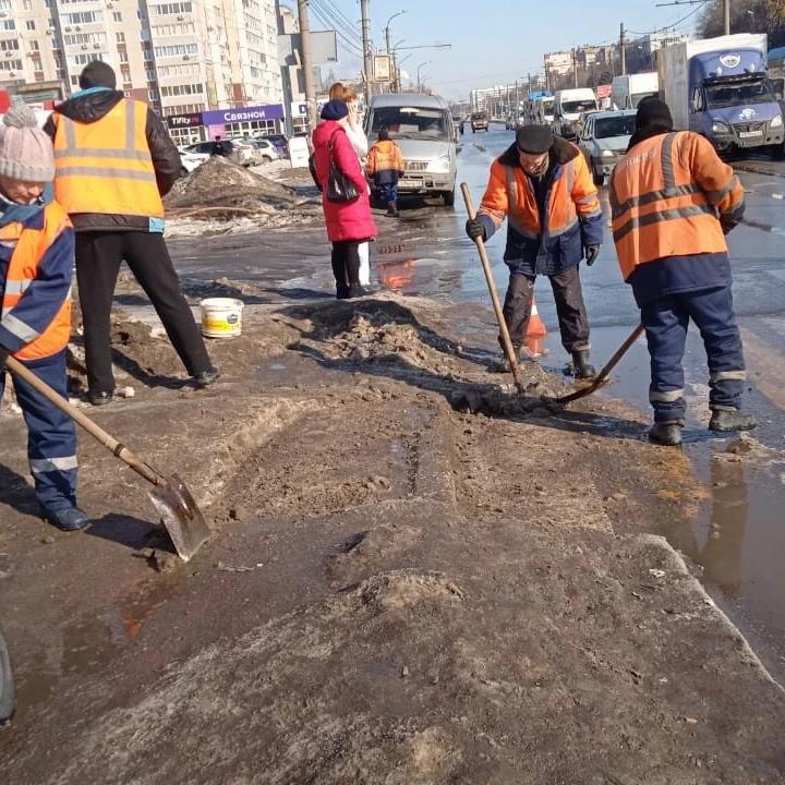 25.02.22г.
- ул. Рябикова - очистка пешеходных переходов.