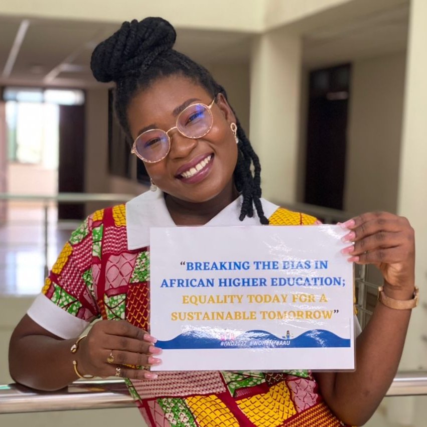 AAU_67's tweet photo. Join us to mark this year’s International Women’s Day

Theme: “Breaking the Bias in African Higher Education: Equality Today for a Sustainable Tomorrow”.  

Date: March 8, 2022  
Time:  10:00 - 12:00 GMT 
Register here: https://t.co/dp2soFGudc

#IWD2022 #women #Africa #HigherEd https://t.co/7ZeIk3fTUD