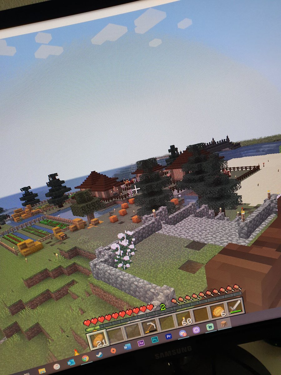 MimiBBaker's tweet photo. Minecraft with @KriterionTweets over on twitch! https://t.co/9NzkkHtmbE https://t.co/LwD2w7dwgt
