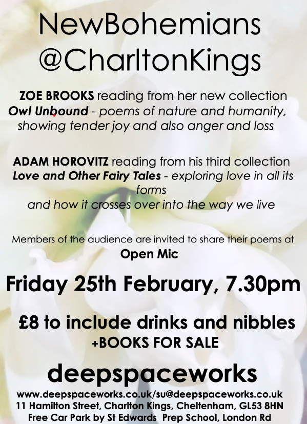 Looking forward to my New Bohemians event this evening!