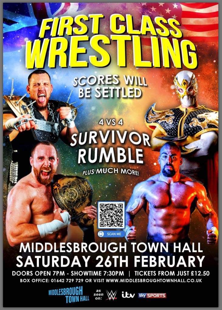 2 big shows for <a href="/1stClassWrestle/">First Class Wrestling</a> this weekend 🚨

Friday - North Shields, Parks Sport Centre💪
 
Saturday - Middlesbrough Town Hall💪