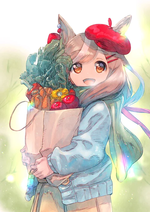 私服もかわいい
えいえいむん!
ということで私服にすこしリボンなど追加してみました
いかがでしょうか
これからお料理?若干新妻っぽい雰囲気ですね
えいえいむん!
#マチカネタンホイザ
#ウマ娘プリティーダービー 