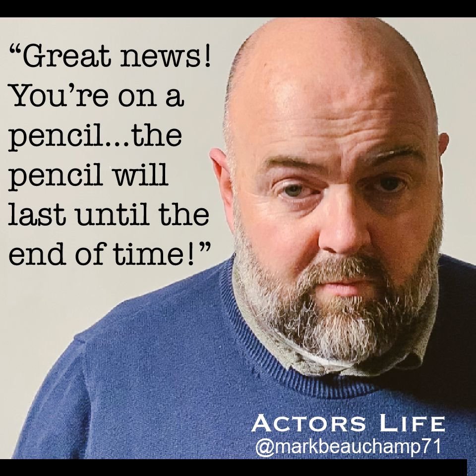 The Actor and the Elephants in the room. More from the world of a jobbing actor…have fun my thespian friends. Share your pencil stories below #actorslife #actor #pencil Insta: @markbeauchamp71