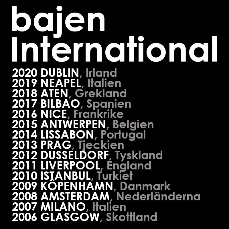 Vår sextonde resa står för dörren, vart är vi på väg?
Som vanligt är resmålet hemligt för alla utom våra eminenta ordföranden...
bajeninternational.se/m/
