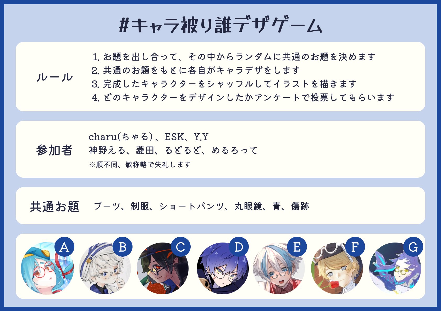 تويتر Charu على تويتر Charuがデザインしたキャラは