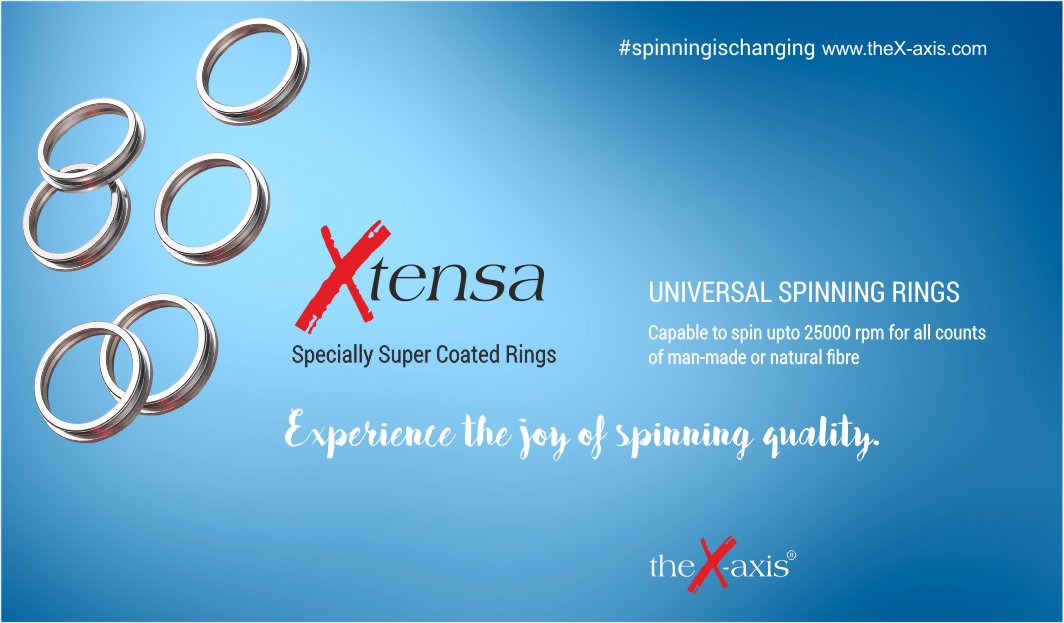 thexaxisindia's tweet photo. #Xtensa by #TheXAxis is capable to spin upto 25000 RPM for all counts of manmade or natural fibres.
If you are a #YarnSpinner looking for Universal #SpinningRings, enquire here: https://t.co/NUdOMrtgJo

#thexaxisindia #spinningindustries #textilespinningrings #textileindustry https://t.co/8wJuGwrCHK