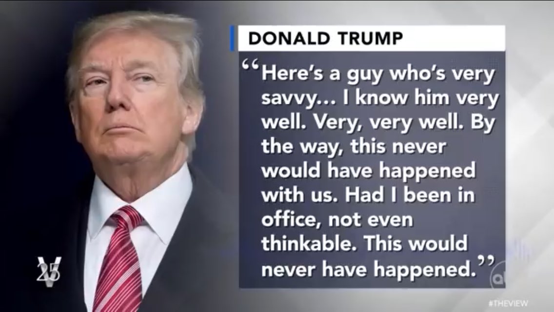 Joseyndaba's tweet photo. Trump praises Putin's strategy in Ukraine https://t.co/y0p3uS3dco via @YouTube ..Luv him or hate him #TRUMP is a strategic genius 👉🏾 #RussiaUkraineConflict https://t.co/UZNWvhG1vq